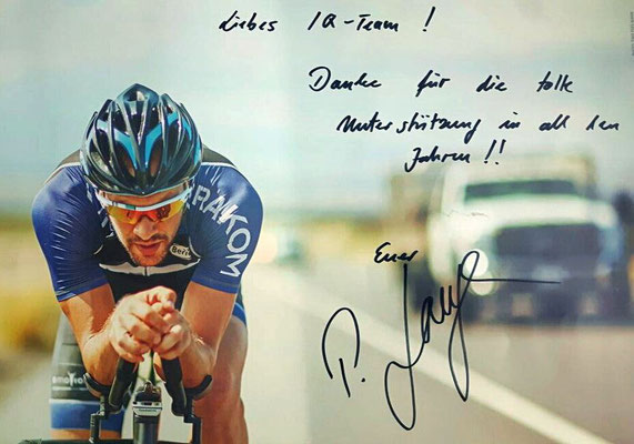 Danksagung des Ausnahme-Triathlet Patrick Lange an das Trainingsinstitut iQ athletik