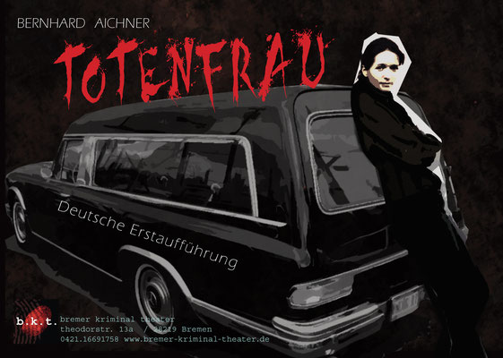 Flyer, Plakat,  Programmheft "Totenfrau", bkt, 2019