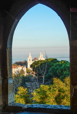 Blick vom Castelo de Jorge über die Stadt