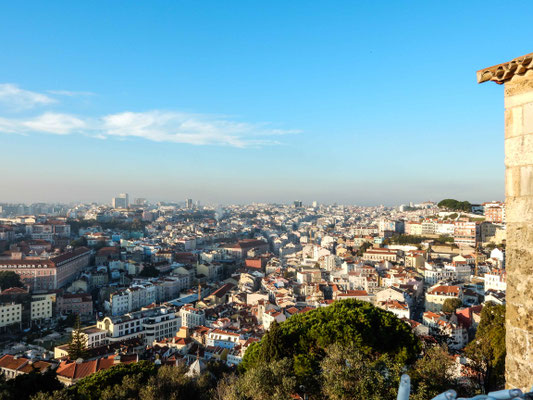 Blick vom Castelo de Jorge über die Stadt