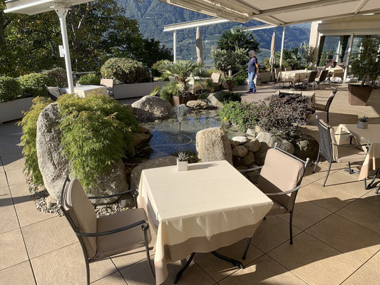 Die traumhafte Terrasse..