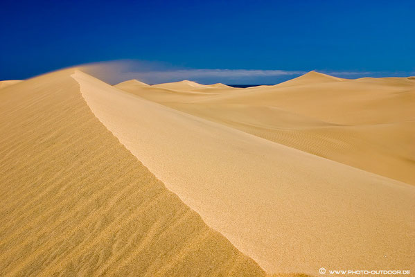 Sandsturm über den Dünen von Maspalomas, Gran Canaria