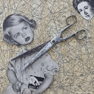 Wunschkind, Zeitschriften-Collage, 2018