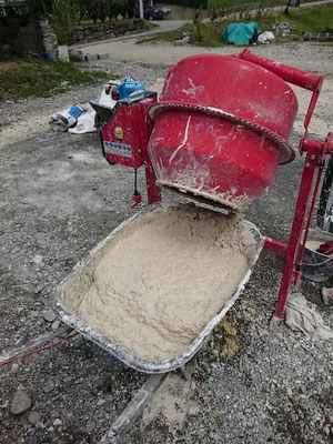 preparation de l'enduit à la chaux - les 7 sartots