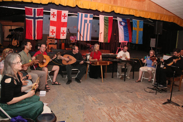 Spyros' Greek ensemble class.