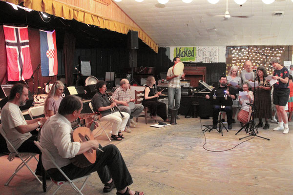 Spyros' Greek ensemble class.