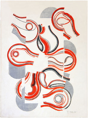 習作 03 1965 Lithograph 53x47cm