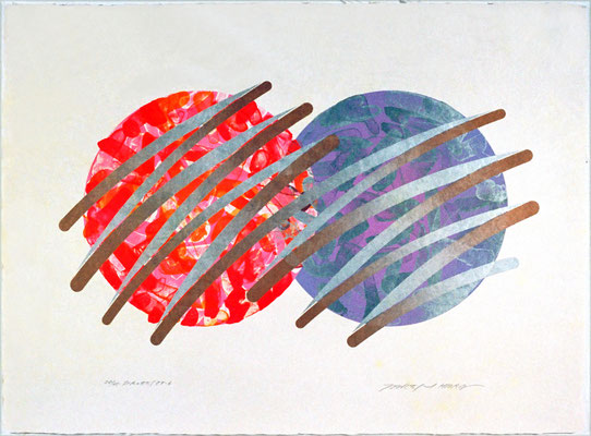 STROKES 84-6 1981  Lithograph 56x76cm ED.45