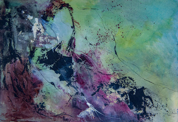 Acrylique sur papier.  40X30