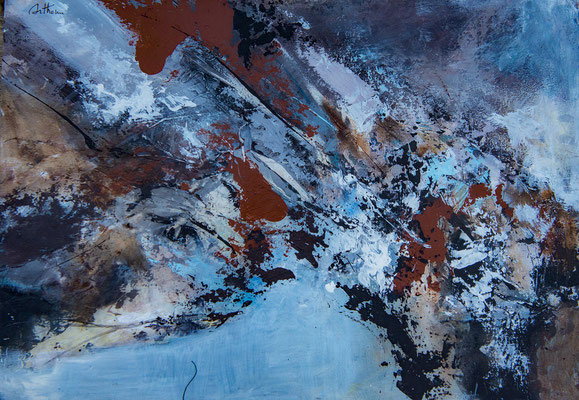 Huile sur papier   40X30
