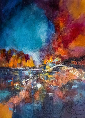 Embrasement     Huile sur toile  80x60