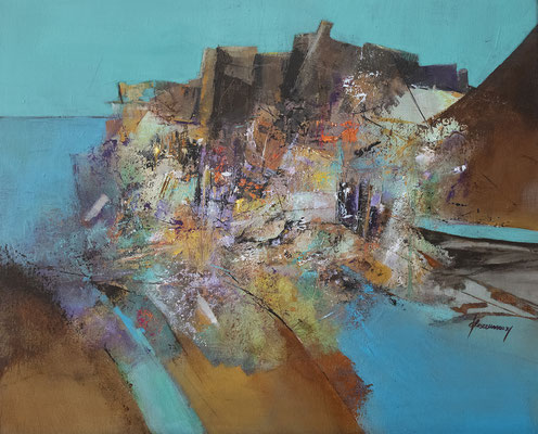 Chaos   Acrylique sur toile. 60x60