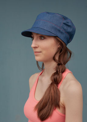 Jeanscap Jade, Silvia Bundschuh  Hutdesign,  Hamburg