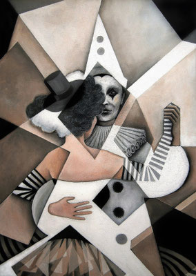 "Taktgefühle", Acryl auf Leinwand, 70x50cm