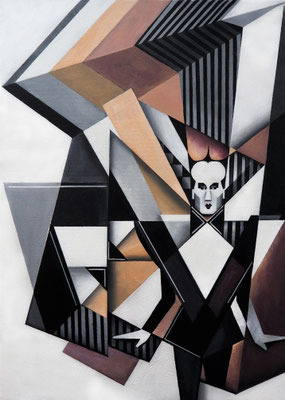 "Klaus Nomi", Acryl auf Leinwand, 70x50cm
