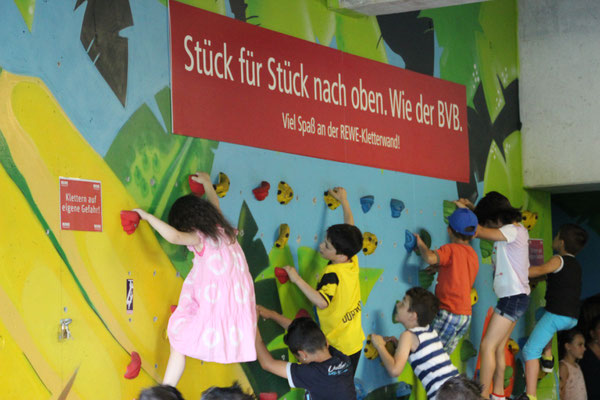 Ein Ball - eine Welt  Dortmund, 05.06.2016, Interkulturelles Stadionfest "Ein Ball - eine Welt!" im Signal Iduna Park.  "Nachweis Teach First, Fotografin: Anna Steinmeier“