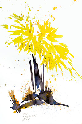 Herbsttage 013 | Aquarell auf Papier | 45,5 x 30,5 cm