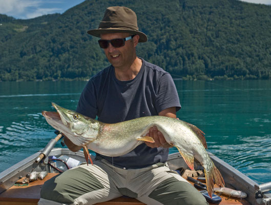 Gastangler fängt Hecht mit 91cm im Attersee