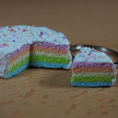 Regenbogenkuchen