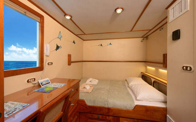 Suite - Cabins of the ship Seahunter in Cocos Island, ©Unterseahunter Group