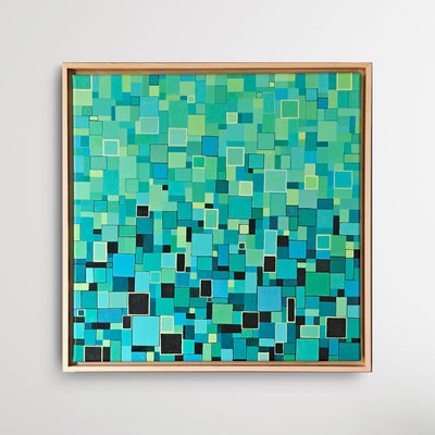 Acryl auf Leinwand, 60 x 60 cm, Schattenfugenrahmen 