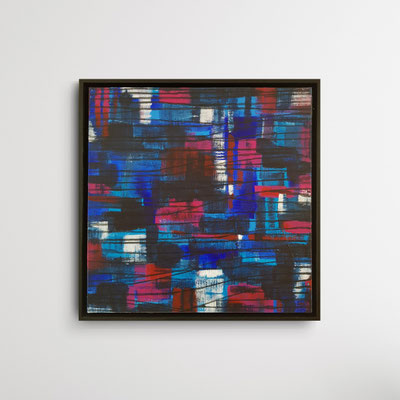 Acryl auf Leinwand, 50 x 50 cm, Schattenfugenrahmen 