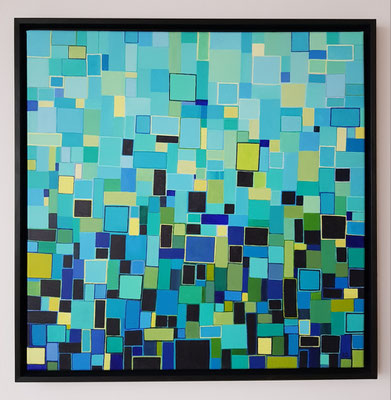 Acryl auf Leinwand, 60 x 60 cm, Schattenfugenrahmen (v)