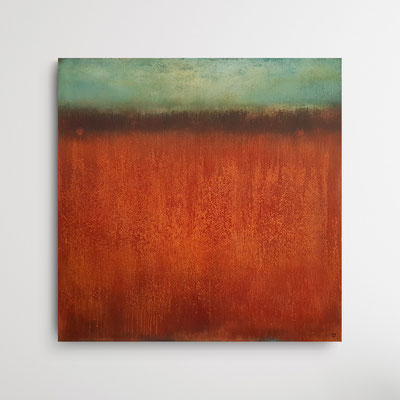 Acryl/Mixed Media auf 3D-Keilrahmen, 80 x 80 cm (v)