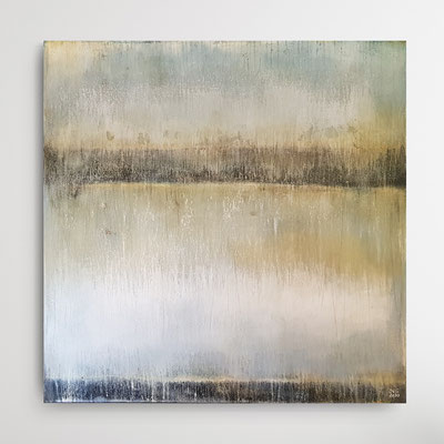 Acryl/Mixed Media auf 3D-Keilrahmen, 80 x 80 cm (v)