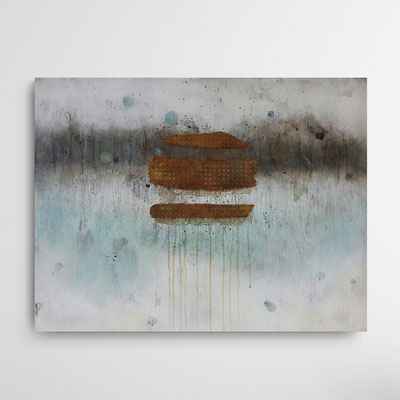 Acryl/Mixed Media auf Keilrahmen, 60 x 80 cm