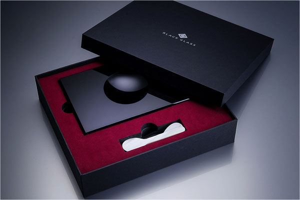 Kaviar Set von Black Glass