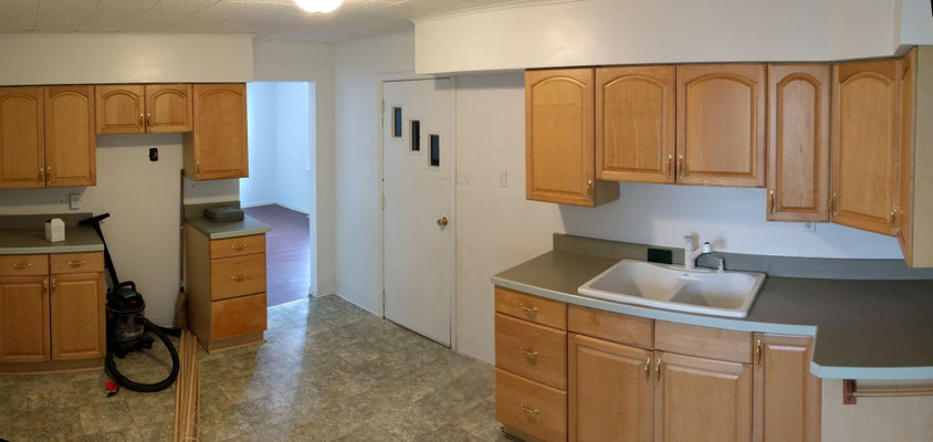 Downstairs kitchen panorama