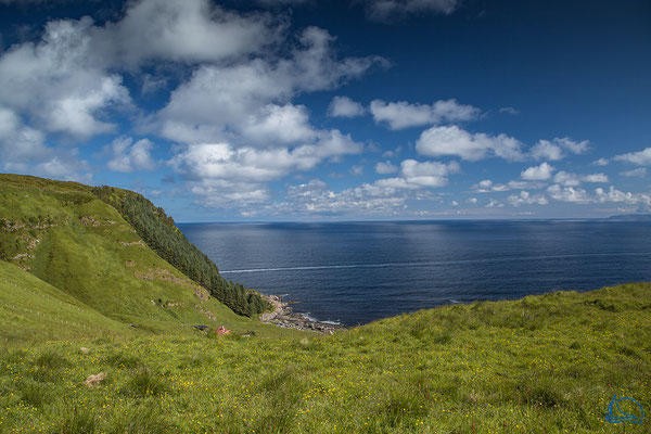 Von der Hochebene hatten wir einen grandiosen Blick zum offenen Atlantik.