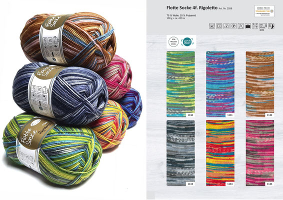 Rellana Flotte Socke Rigoletto