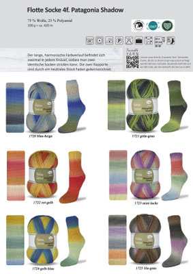 Rellana Flotte Socke Patagonia Shadow