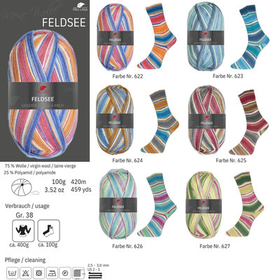 Pro Lana Golden Socks Feldsee