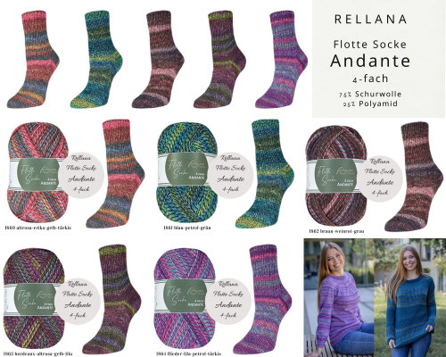 Rellana Flotte Socke Andante