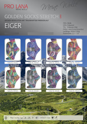 Pro Lana Golden Socks Stretch Eiger