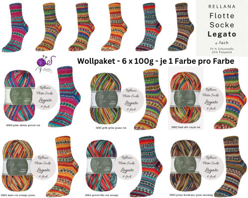 Wollpaket Rellana Flotte Socke Legato