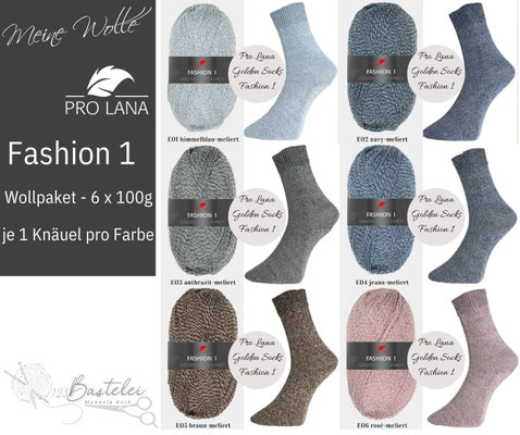 Wollpaket Pro Lana Golden Socks Fashion 1