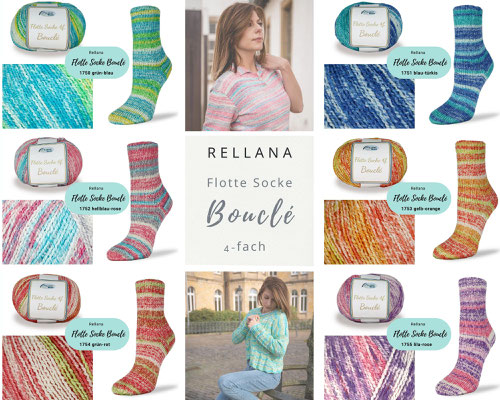 Rellana Flotte Socke Bouclé