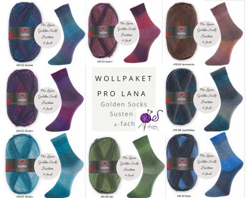 Wollpaket Pro Lana Golden Socks Susten Stretch