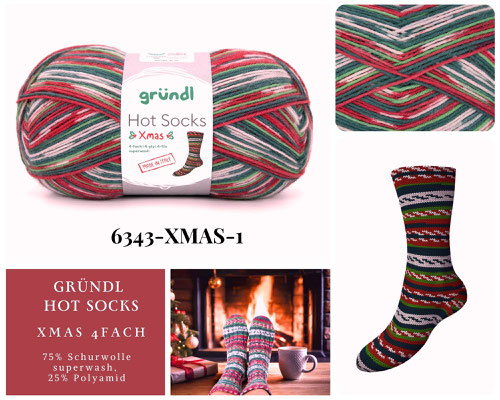 Gründl Hot Socks XMAS 4fach