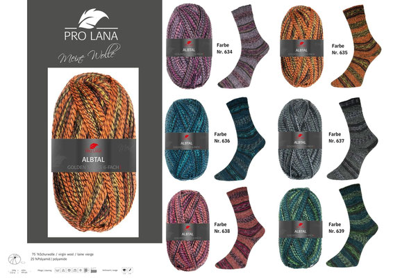 Pro Lana Golden Socks Albtal 6fach