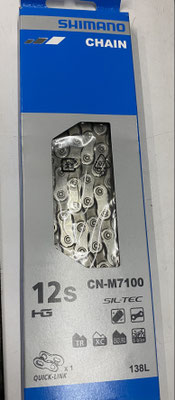 -@Cadena Shimano CN-M7100 138L 12VEL C/QuickLink $1,240MXN NP 110016