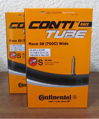 -@Camara Tipo Tubular 700C/25-32 V.F. 42mm. Continental $176 MXN NP