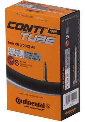 -@Camara Tipo Tubular 700C/20-25 V.F. 42mm. Continental $160 MXN NP400465