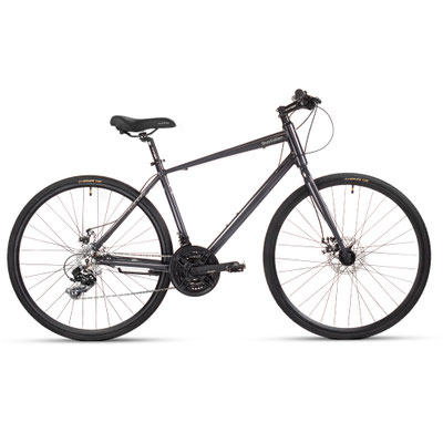 # BICICLETA HIBRIDA URBAN QUOTIDIEN GRIS 21 VELOCIDADES DDM SHIMANO TOURNEY R700c ALUMINIO NP 192083 $11,250 MXN