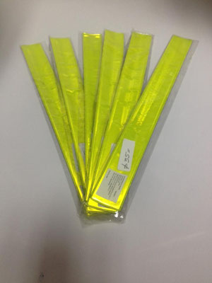 # BANDA REFLEJANTE PARA MANO Y/O PIE 40cm AMARILLO FOSFORECENTE NP BANASI0001 $48 MXN
