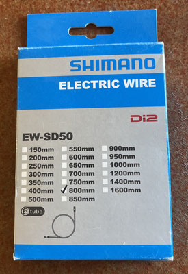 -@CABLE ELECTRICO EW-SD50 Di2 800MM NEGRO $790 MXN NP1130030